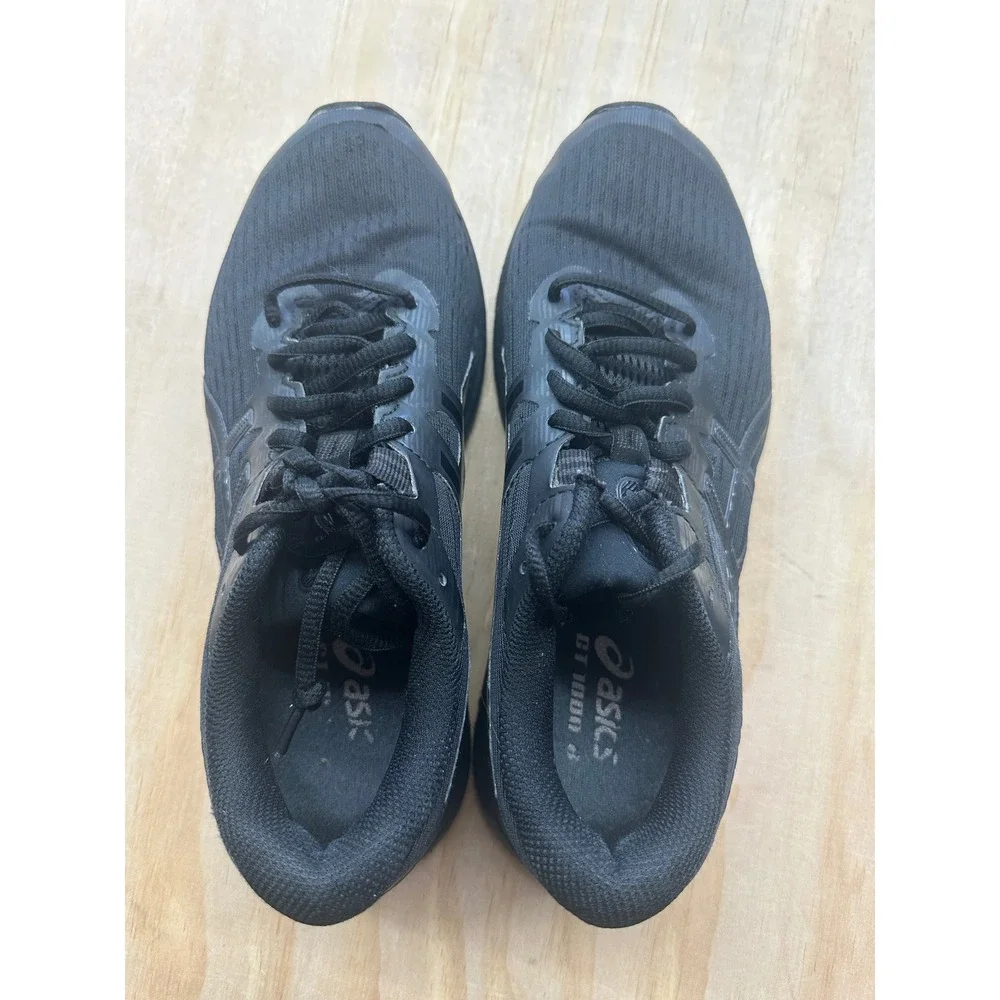Asics GT-1000 8 Womens Running Shoes Triple Black 1012A460‎ Size 6.5